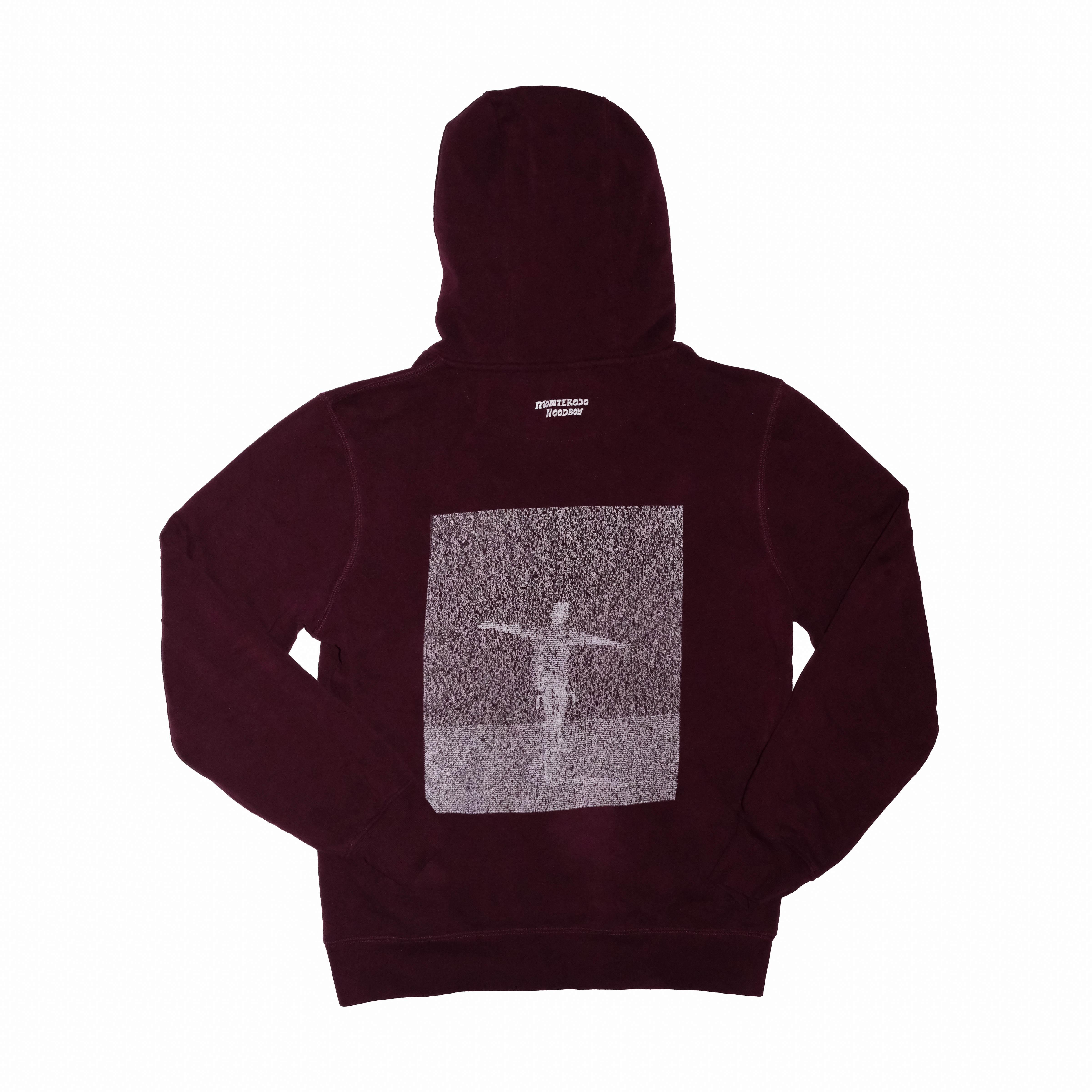 Hoodie – burgundy 4