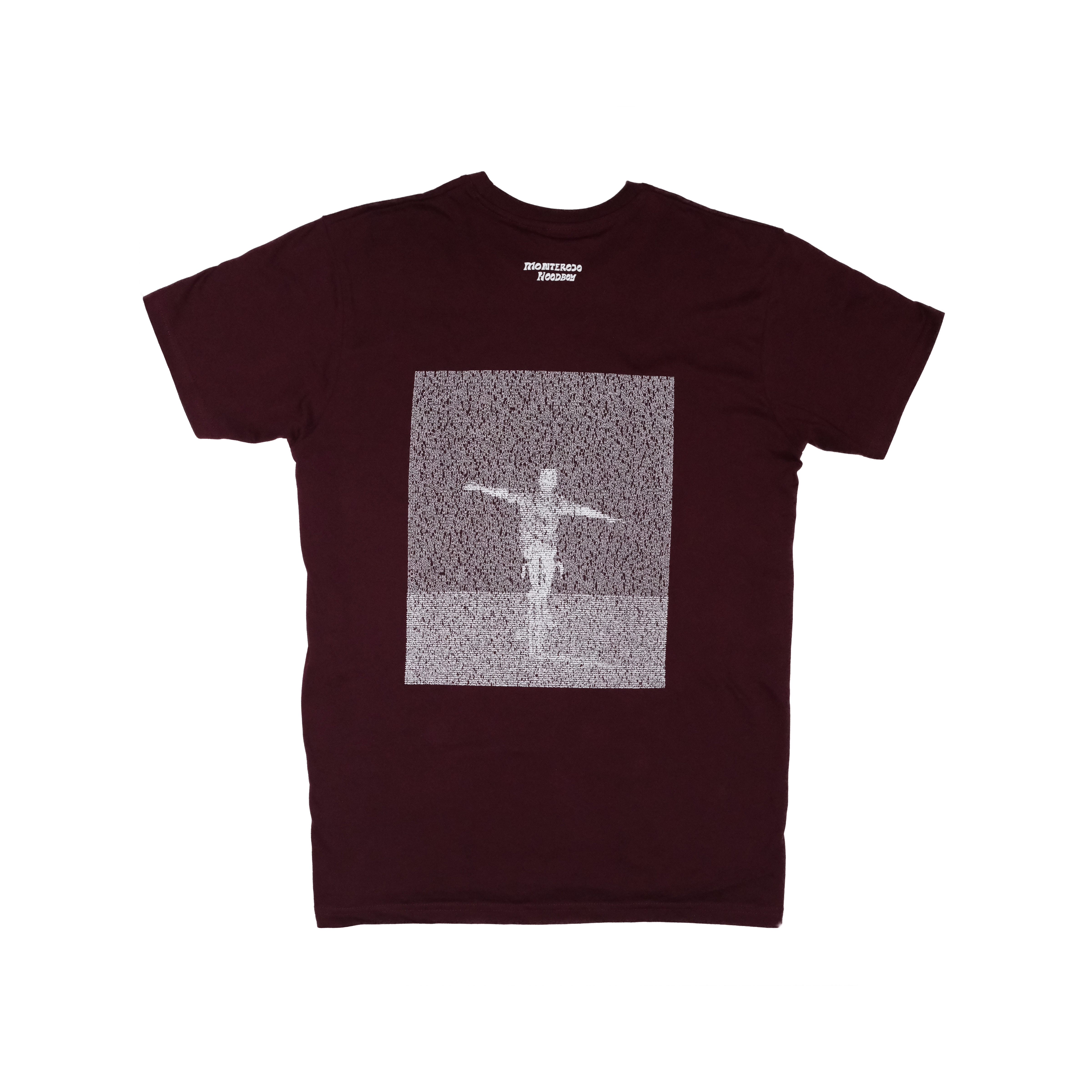 T-shirt – burgundy 3